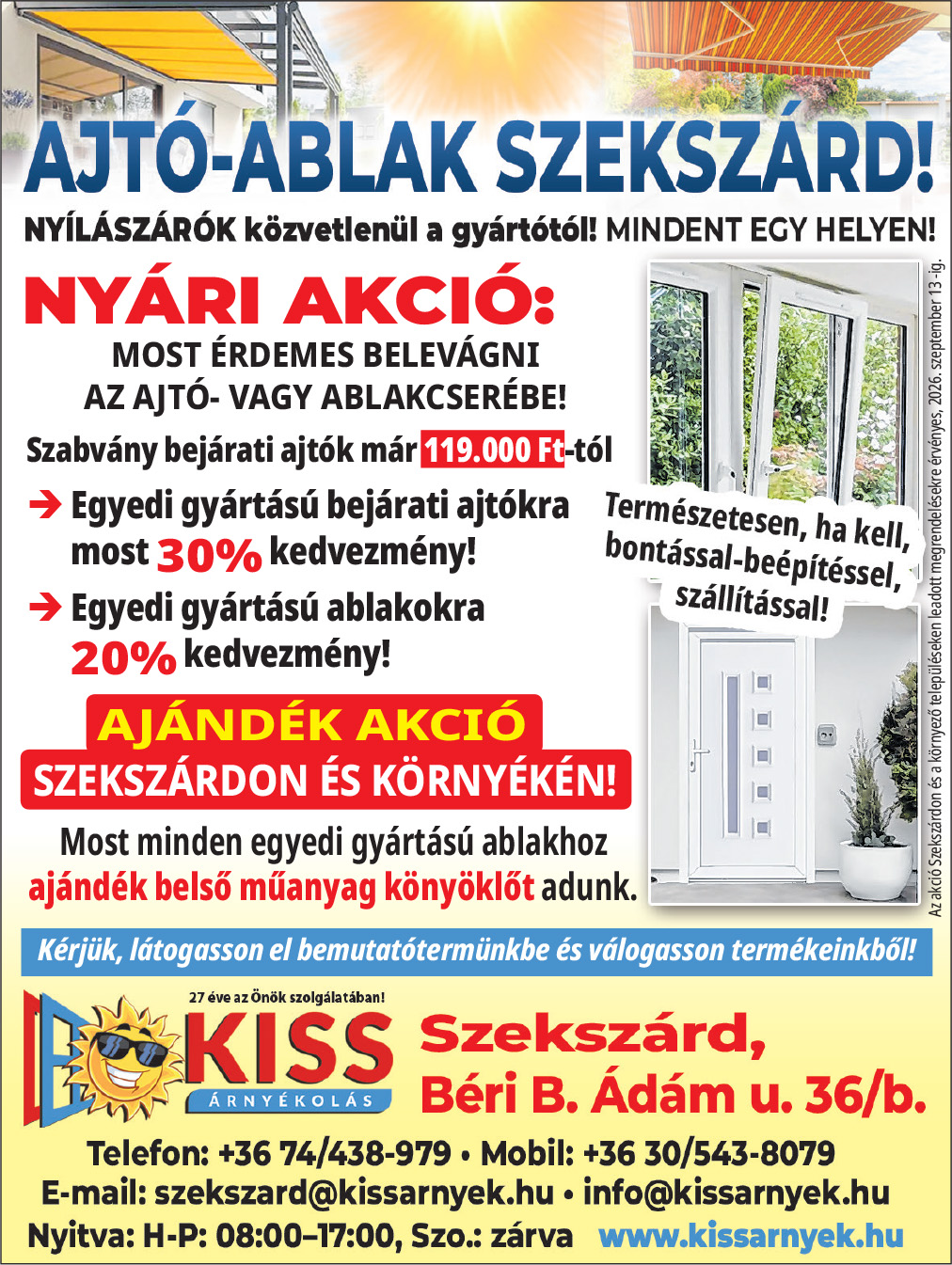 Kiss Árnyékolás